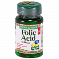 Купить nature's bounty (нэйчес баунти) фолиевая кислота 400мкг, таблетки 100 шт бад в Павлове