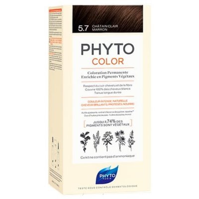 Купить фитосолба фитоколор (phytosolba phyto color) краска для волос оттенок 5,7 светлый каштан в Павлове