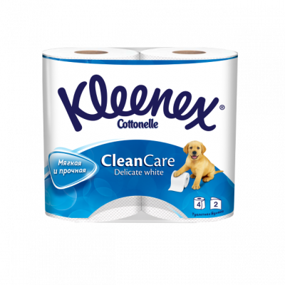 Купить kleenex (клинекс) клин кеа туалетная бумага деликатная 2-х слойная, рулон 4шт в Павлове