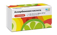 Купить аскорбиновая кислота с глюкозой, таблетки 100мг+877мг, 60 шт в Павлове