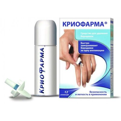 Купить криофарма, средство для удаления бородавок, аэрозоль, 35мл+12аппликаторов в Павлове