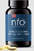 Купить норвегиан фиш оил (nfo) омега-3 ультима, капсулы 1600мг, 120шт бад в Павлове
