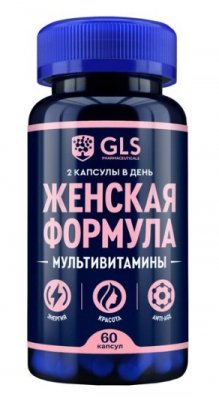 Купить gls (глс) женская формула мультивитамины, капсулы массой 430мг, 60шт бад в Павлове