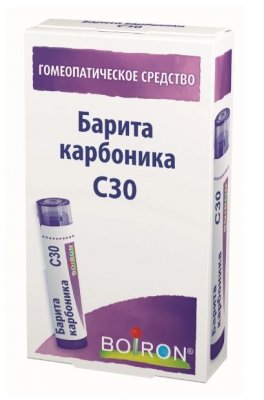 Купить барита карбоника с30 гомеопатический монокомпонентный препарат минерально-химического происхождения, гранулы 4 г в Павлове