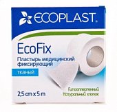 Купить ecoplast ecoplast медицинский фиксирующий тканый 2,5см х 5м в Павлове