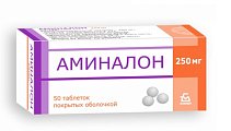 Купить аминалон, таблетки, покрытые оболочкой 250мг, 50 шт в Павлове