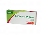 Купить карведилол-тева, таблетки 12,5мг, 30 шт в Павлове