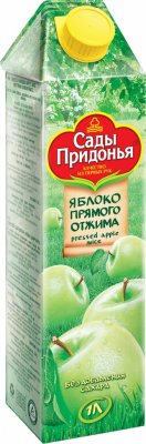 Купить сады придонья сок, ябл. 100% 1л (сады придонья апк, россия) в Павлове