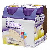 Купить nutridrink (нутридринк) компакт протеин со вкусом ванили 125мл, 4 шт в Павлове