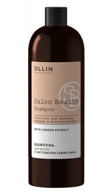 Купить ollin prof salon beauty (оллин) шампунь для волос с экстрактом семян льна, 1000 мл в Павлове
