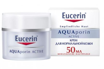 Купить eucerin aquaporin active (эуцерин) крем для лица для чувствительной, норм и комбинир кожи интенсивное увлажнение 50 мл в Павлове