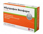 Купить ибупрофен велфарм, таблетки, покрытые пленочной оболочкой 200мг, 30шт в Павлове