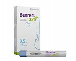 Купить велгия эко, раствор для подкожного введения 0,5 мг/доза 0,5мл шприц в автоинжекторе 4шт в Павлове