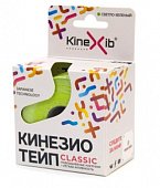 Купить бинт кинезио-тейп kinexib классик адгезивный восстанавливающий светло-зеленый 5х5см в Павлове