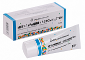 Купить метилурацил+левомицетин, мазь для наружного применения 40 мг/г+7.5 мг/г, туба 50г в Павлове