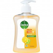 Купить dettol (деттол) мыло жидкое антибактериальное бодрящая свежесть с экстрактом грейпфрута, 250мл в Павлове