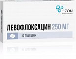 Купить левофлоксацин, таблетки, покрытые пленочной оболочкой 250мг, 10 шт в Павлове