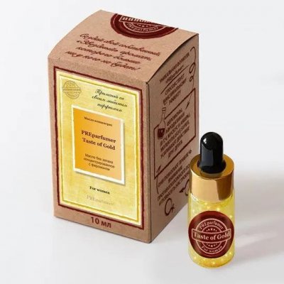 Купить patricem (патрисем) масло-концентрат для нанесения парфюма для женщин tаste of gold, 10мл  в Павлове