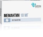 Купить мемантин, таблетки, покрытые пленочной оболочкой 10мг, 60 шт в Павлове