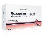 Купить лозартан, таблетки, покрытые пленочной оболочкой 100мг, 30 шт в Павлове