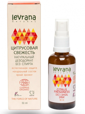 Купить levrana (леврана) дезодорант цитрусовая свежесть, 50мл в Павлове