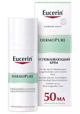 Купить eucerin dermopure (эуцерин) крем для лица для проблемной кожи успокаивающий 50 мл в Павлове