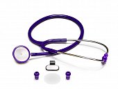 Купить стетоскоп amrus (амрус) 04-ам410 premium медицинский двухсторонний терапевтический, фиолетовый в Павлове