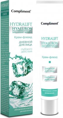 Купить compliment hydralift hyaluron (комплимент) крем-флюид для лица дневной глубокого действия, 50мл в Павлове