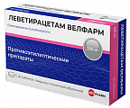 Купить леветирацетам велфарм, таблетки покрытые пленочной оболочкой 250 мг, 30 шт в Павлове