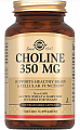 Купить solgar (солгар) холин 350мг, капсулы 100шт бад в Павлове