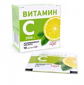 Купить витамин с аскорбиновая кислота, порошок в пакетах 2,5г, 10 шт бад в Павлове