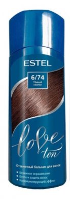 Купить estel (эстель) бальзам для волос оттеночный love ton 150мл тон 6/74 темный каштан в Павлове