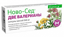 Купить ново-сед две валерианы, капсулы массой 546мг 30шт бад в Павлове