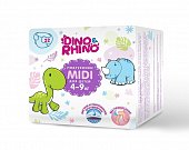 Купить подгузники для детей дино и рино (dino & rhino) размер midi 4-9 кг, 22 шт в Павлове