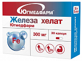 Купить железа хелат югмедфарм, капсулы 30шт бад в Павлове