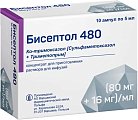 Купить бисептол, концентрат для приготовления раствора для инфузий (80мг+16мг)/мл, ампулы 5мл, 10 шт в Павлове