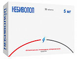 Купить небиволол, таблетки 5мг 56шт в Павлове