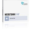 Купить мелатонин, таблетки, покрытые пленочной оболочкой 3мг, 60 шт в Павлове