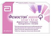 Купить фемостон мини, таблетки, покрытые пленочной оболочкой 2,5мг+0,5мг, 28 шт в Павлове