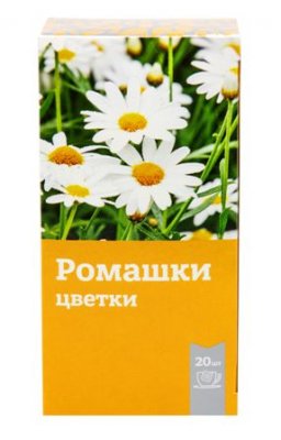 Купить ромашки аптечной цветки, фильтр-пакеты 1,5г, 20 шт бад в Павлове