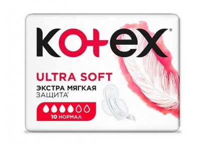 Купить kotex ultra soft (котекс) прокладки нормал 10шт в Павлове