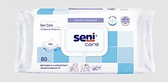 Купить seni care (сени кеа) салфетки влажные для ухода с витамином е и аллантоином 80шт в Павлове