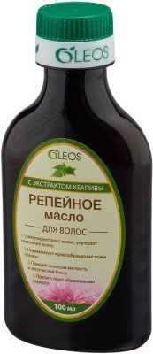 Купить oleos (олеос) масло репейное с экстрактом крапивы 100мл в Павлове