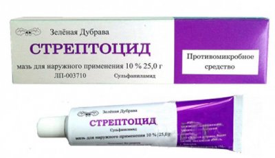 Купить стрептоцид, мазь 10% 25г (биосинтез оао, россия) в Павлове