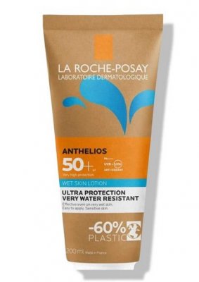Купить la roche-posay anthelios (ля рош позе) гель для лица и тела с технологией нанесения на влажную кожу spf50+, эко-туба 200мл в Павлове