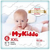 Купить mykiddo premium (майкиддо) подгузники-трусики для детей 15-22кг, 32 шт размер ххl в Павлове