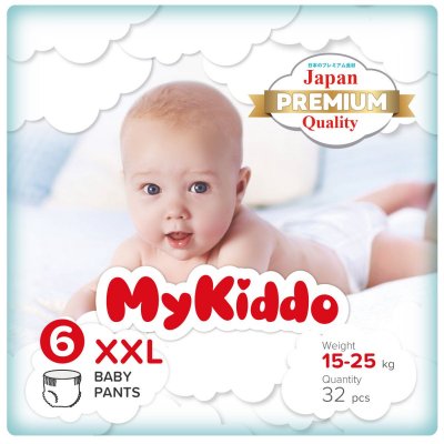 Купить mykiddo premium (майкиддо) подгузники-трусики для детей 15-22кг, 32 шт размер ххl в Павлове