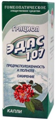Купить эдас-107 грациол (полнота), капли для приема внутрь гомеопатические, 25мл в Павлове