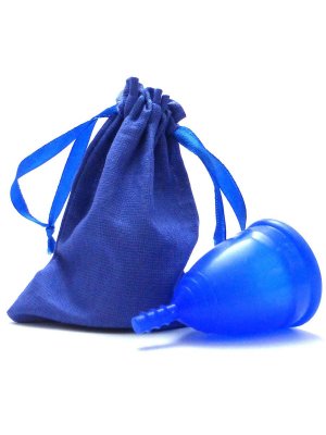Купить онликап (onlycup) менструальная чаша серия лен размер s, синяя в Павлове