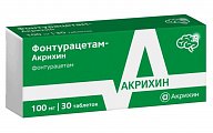 Купить фонтурацетам-акрихин, таблетки 100мг, 30 шт в Павлове